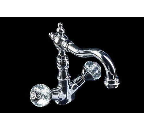 Смеситель для раковины высокий Boheme Flora хром глянцевый 272-FL