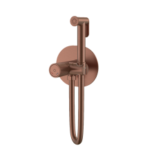 Гигиенический душ со шлангом и встроенной частью Boheme Tech 100 см brushed bronze 157-BRB