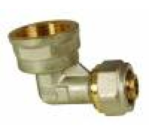 Угольник обжимной Euros с переходом на внутреннюю резьбу 26x3/4 EU.MY6505 26x34