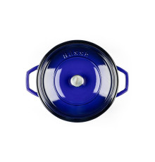Кастрюля низкая Hascevher Esila 28 см Parliament Blue A891328