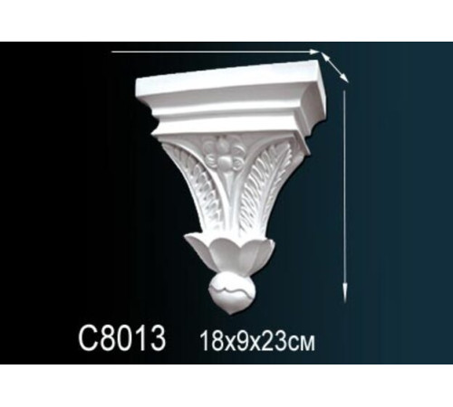 Консоль декоративная Perfect полиуретан C8013