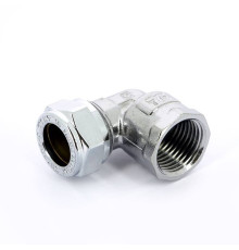 Угольник обжимной Tiemme хромированный 12х1/2 ВР 1130090