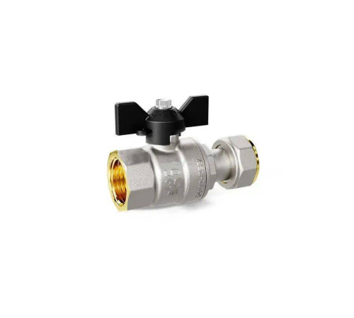 Кран шаровой LD Pride 47.346.20 R с накидной гайкой полнопроходной 3/4 ВР/ВР бабочка 47.346.20 R