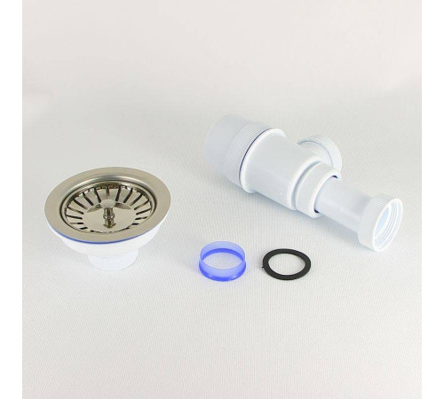 Сифон для мойки Wirquin Элит 1 1/2 х 40 мм чашка 114 мм 30986147