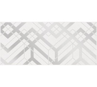 Вставка Cersanit Alrami серая геометрия 20х44 см 15916
