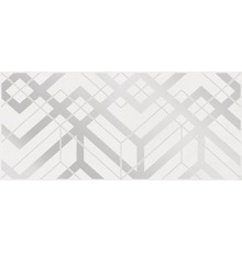 Вставка Cersanit Alrami серая геометрия 20х44 см 15916