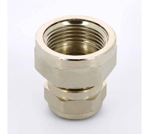 Муфта обжимная никелированная Uni-Fitt 16x3/4 ВР 661N6300