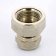 Муфта обжимная никелированная Uni-Fitt 16x3/4 ВР 661N6300