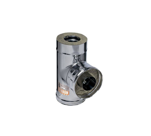 Тройник сэндвич 90° Ferrum AISI 430/0.8 мм + нерж. 150х210 мм Аf4435