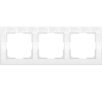 W0032301/ Рамка на 3 поста Flock (белый) W0032301