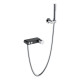 Смеситель для душа Boheme Stick черный/хром 123-BCR