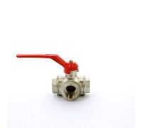 Кран шаровой трехходовой ITAP 128 T-порт рычаг 1 1/4 ВВ 1280114T