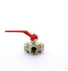 Кран шаровой трехходовой ITAP 128 T-порт рычаг 1 1/4 ВВ 1280114T