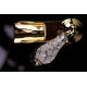 Смеситель для ванны с душевым комплектом Boheme Crystal золото 283-CRST