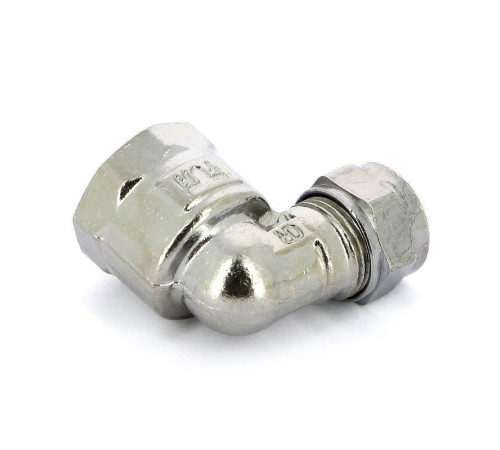 Угольник обжимной Tiemme хромированный 15х1/2 ВР 1130055