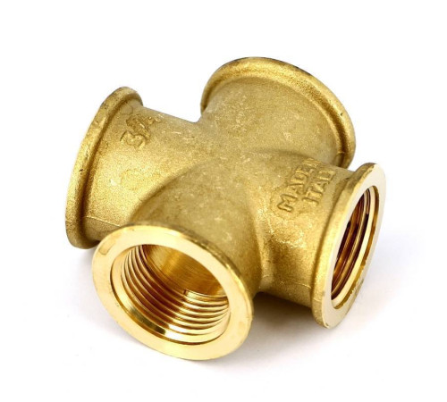 Крестовина латунная Tiemme 3/4 ВР 1500065