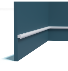 Молдинг Perfect Plus P197 из ударопрочного полимера 25х12х2000 мм P197