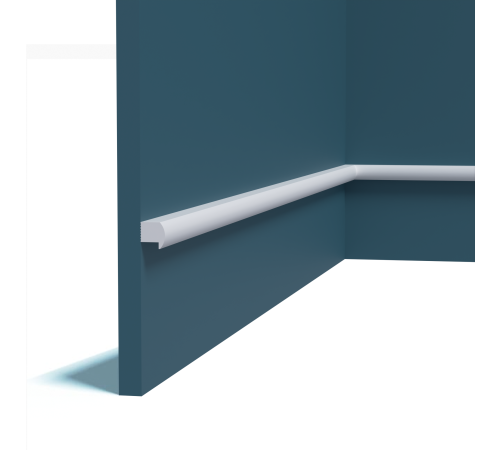 Молдинг Perfect Plus P197 из ударопрочного полимера 25х12х2000 мм P197