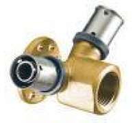 Тройник пресс трехосный FAR 120° 20х1/2 ВР латунь 4916 2001