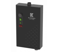 Котел отопительный твердотопливный Теплодар Куппер Спутник (2.0) - 9 черный АОК.88.000.00-04