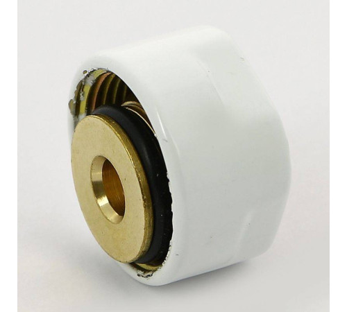 Соединитель для металлопластиковой трубы Carlo Poletti 16х2 мм белый A58502E9016