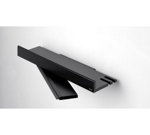 Полочка для душа съёмная Keuco Collection Reva со стеклоочистителем черный матовый 12859 370000