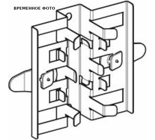 Комплект крепежных зажимов Geberit GIS для защитной крышки 244.086.00.1