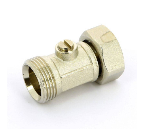 Узел радиаторный прямой Uni-Fitt 3/4 EK x 3/4 EK со встроенным краном 194N3300