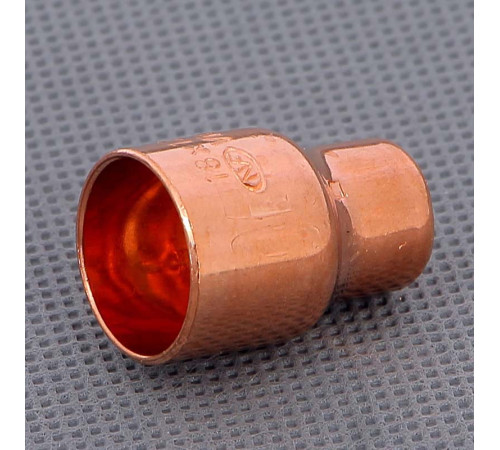 Муфта редукционная медная Viega 18х12 мм пайка 106874