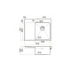 Кухонная мойка Omoikiri Akisame 65-R-GM 65x51 см вороненая сталь 4973098