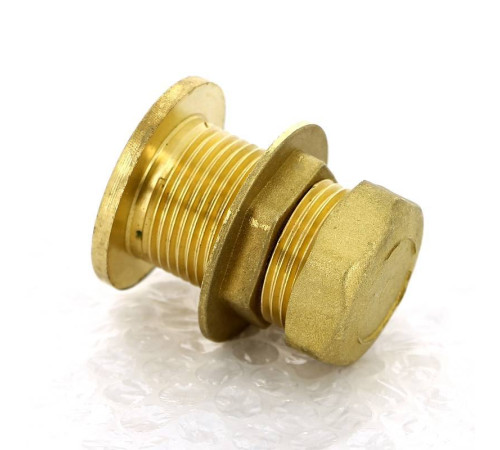 Выпуск резервуарный Tiemme 1 НР с фланцем контргайкой и заглушкой 1500322