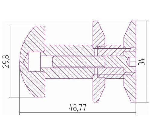 Крючок для полотенцесушителя Сунержа Сфера нержавеющая сталь матовый черный 31-2010-0001