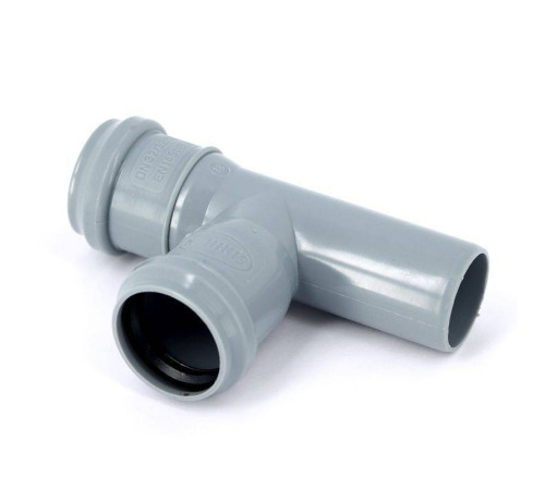 Тройник канализационный Sinikon Стандарт 32x32 мм 87° 508005.R