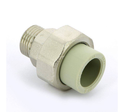 Муфта полипропиленовая FV-Plast разъемная с наружной резьбой 20x1/2 237020