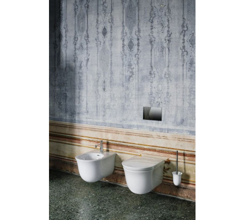 Смеситель для биде Laufen New Classic фиксированный излив 110 мм донный клапан хром 3.4185.1.004.111.1