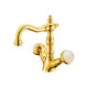 Смеситель для раковины высокий Boheme Imperiale Presente золото глянцевое 332