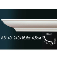Карниз потолочный Perfect AB140 120x120x2000 мм AB140