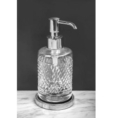 Дозатор для жидкого мыла настольный Boheme Murano Cristal хром 10227