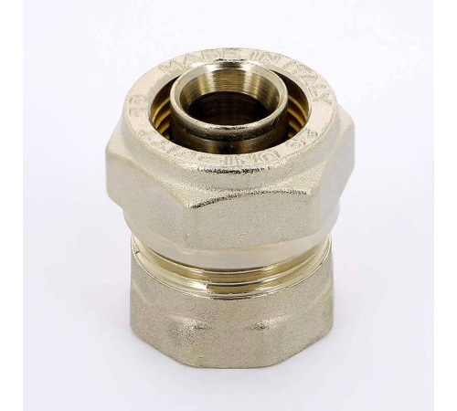 Муфта обжимная никелированная Uni-Fitt 20x1/2 ВР 661N7200