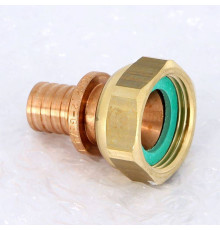 Муфта с накидной гайкой Rehau Rautitan RX 16х3/4 бронза 456336