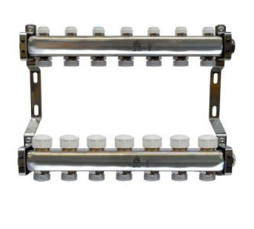 Коллекторный блок Gekon 1x3/4 EK 7 выходов с расходомерами GK 75107