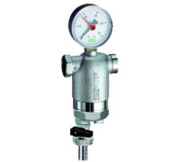 Фильтр механической очистки FAR 1/2 ВР-ВР 100 мкм с магнитной вставкой и манометром FA 39F8 12100