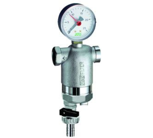 Фильтр механической очистки FAR 1/2 ВР-ВР 100 мкм с магнитной вставкой и манометром FA 39F8 12100