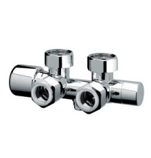 Узел нижнего подключения угловой FAR M24x19 - 3/4 BP серебристый FL 0262 C12