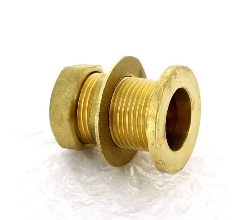 Выпуск резервуарный Tiemme 1 НР с фланцем контргайкой и заглушкой 1500322