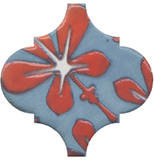 Декор Kerama Marazzi Арабески Майолика орнамент 6.5х6.5 см OS/A32/65000