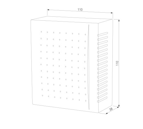Звонок электромеханический 1M IP44 DBQ26M WM белый