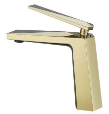 Смеситель для раковины Boheme Venturo золото глянцевое 381