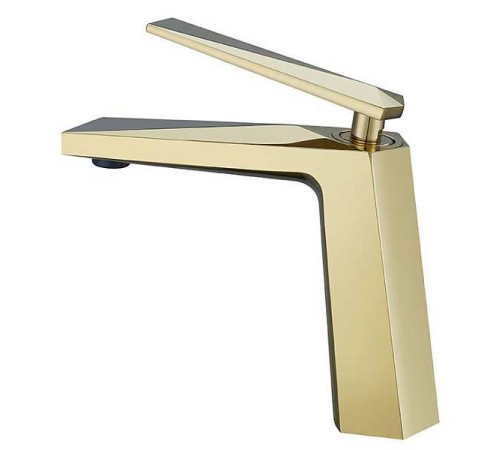 Смеситель для раковины Boheme Venturo золото глянцевое 381