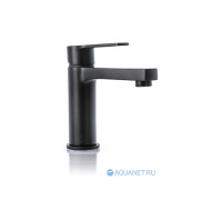 Смеситель для раковины Paffoni RINGO без донного клапана черный матовый RIN071NO